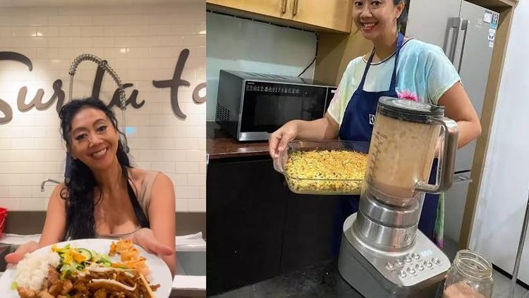 Asri Welas Ikut Kelas Masak Menu Thailand hingga Bikin Rendang