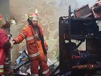 Kontrakan 4 Pintu di Sukabumi Terbakar, Kerugian Rp 700 Juta