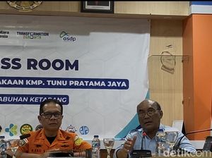 KNKT Ungkap KMP Tunu Pratama Jaya yang Tenggelam Berusia 15 Tahun