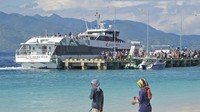 Mulai Juli hingga September, Gili Trawangan, Gili Meno, dan Gili Air dipadati ribuan wisatawan mancanegara tiap harinya. ANTARA FOTO/AHMAD SUBAIDI