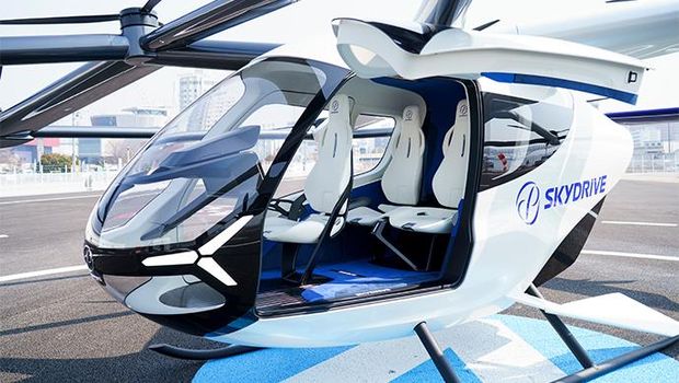 Mobil terbang hasil kolaborasi Suzuki dan SkyDrive SD-05