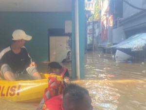 51 RT di Jakarta Terendam Banjir, Ada yang Mencapai 3 Meter