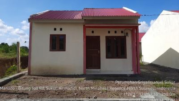 Rumah murah di Airmadidi, Sulawesi Utara.