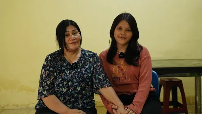 Soraya bersama sang ibu