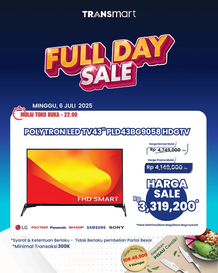 Transmart full day sale