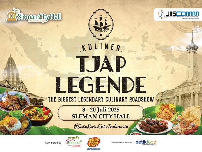 40 Kuliner Legendaris Ramaikan Festival Tjap Legende di Sleman City Hall