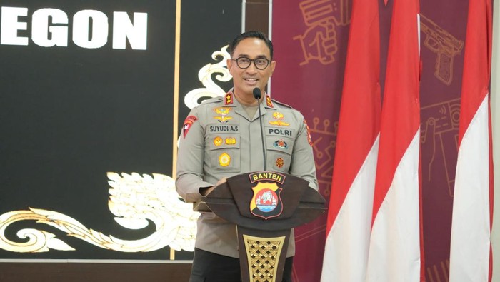 Acara pisah sambut di Polda Banten (dok.Polda Banten)