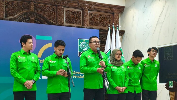 Ketua Panitia Harlah ke-27 PKB, Ahmad Iman Sukri, di kantor DPP PKB, Senen, Jakpus, Senin (7/7/2025).