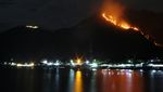 Api Melahap Perbukitan Tongging Karo Sumatera Utara