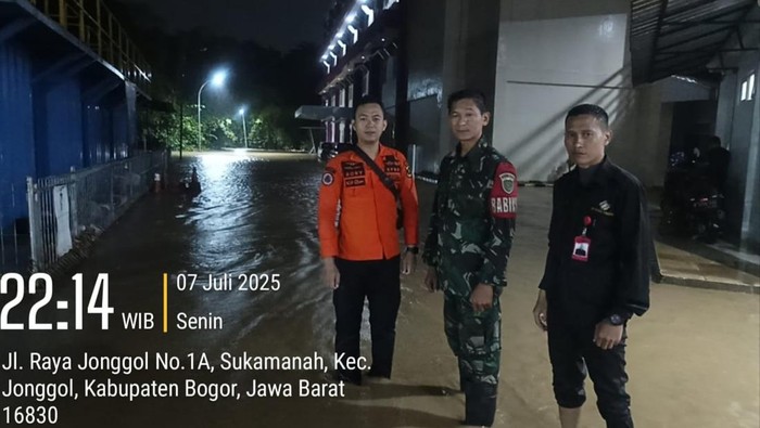 Banjir di Jonggol, Bogor. (Dok BPBD Kabupaten Bogor)