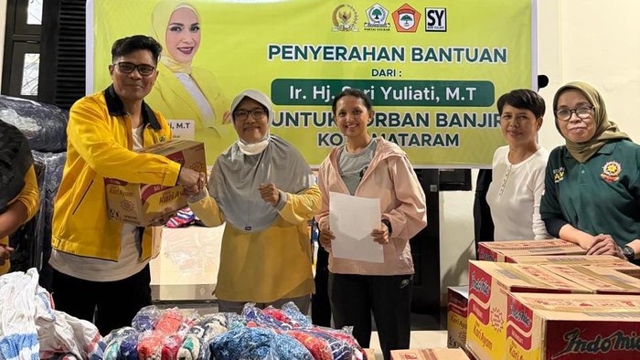 Bantuan dari Wakil Ketua Komisi III DPR Sari Yuliati.