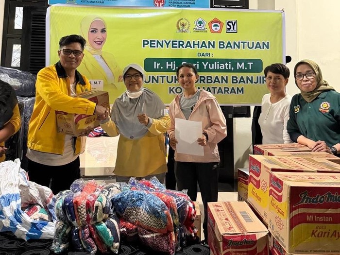 Bantuan dari Wakil Ketua Komisi III DPR Sari Yuliati.