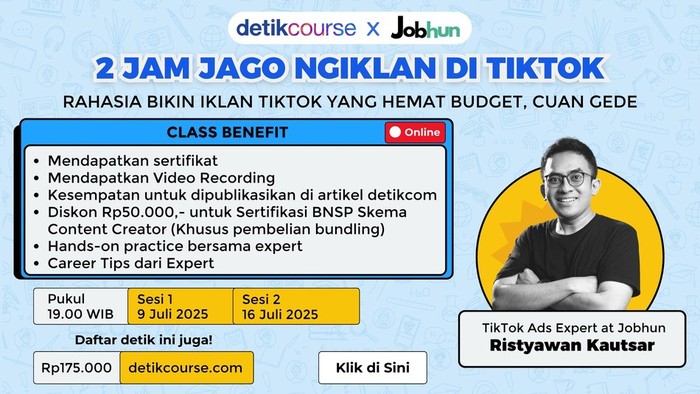 DetikCourse 2 Jam Jago Ngiklan di TikTok