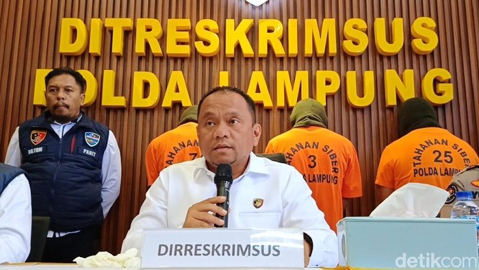 Direktur Ditreskrimsus Polda Lampung, Kombes Dery Agung Wijaya