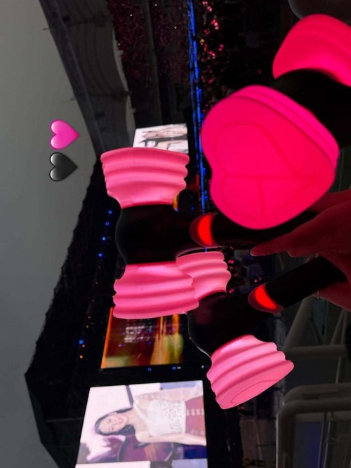 Hyeri nonton konser DEADLINE BLACKPINK di Goyang Stadium, Korea Selatan.