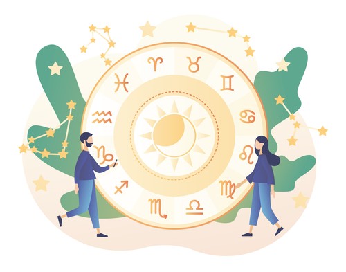 Ilustrasi ramalan zodiak