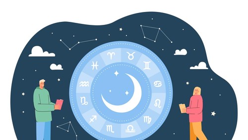 Ilustrasi ramalan zodiak