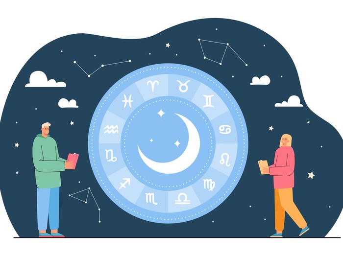 Ilustrasi ramalan zodiak