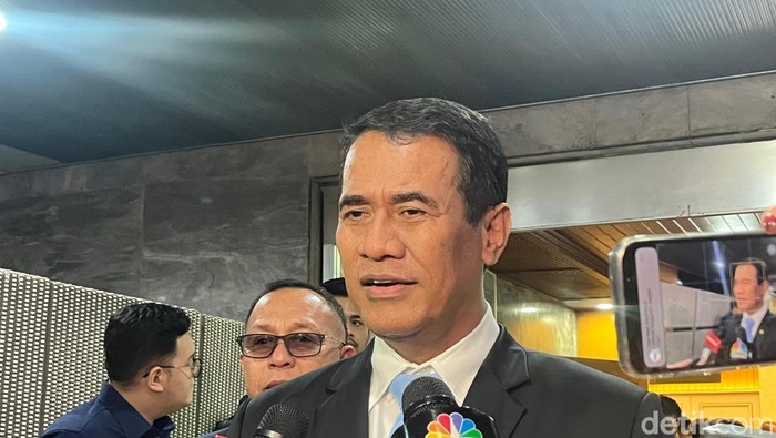Menteri Pertanian (Mentan) Andi Amran Sulaiman di Gedung DPR RI.