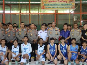 Cari Pebasket Profesional, Polres Dumai Buka Bhayangkara Basketball Cup 2025
