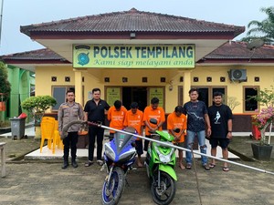 Komplotan Pencuri Sawit di Bangka Barat Ditangkap, Kini Berstatus Tersangka