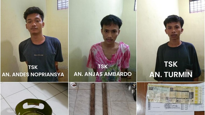 Tiga tersangka pembobolan rumah di Lubuklinggau ditangkap