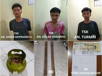 3 Pembobol Rumah dan Curanmor di Lubuklinggau Ditangkap Polisi