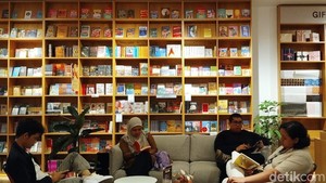 Jalma yang artinya manusia dalam bahasa Sunda itu kini jadi ruang bersama antara pencinta buku, seni, dan komunitas kreatif. Foto: Tia Agnes/ detikcom