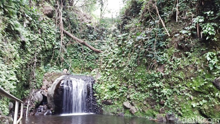 Suasana keasrian di curug Sidomba. Alternatif lokasi wisata alam murah di Kuningan.