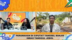  Perumahan di Ciputat Tangsel Banjir Imbas Tanggul Jebol, Warga Dievakuasi