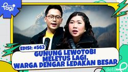Gunung Lewotobi Meletus Lagi, Warga Dengar Ledakan Besar