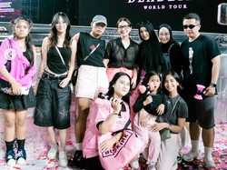 7 Gaya Simpel Nagita Slavina - Hanggini Nonton Konser Blackpink di Korea