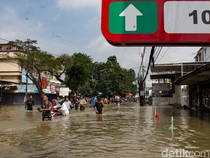 Banjir di Kota Tangerang Sempat Capai 2 Meter, 6.145 Lebih KK Terdampak