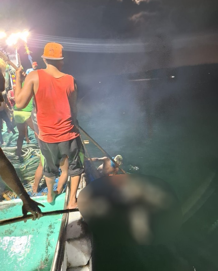 Jenazah ke-9 KMP Tunu Pratama Jaya ditemukan di sekitar Tanjung Sembulungan, Muncar, Banyuwangi, Jawa Timur, Selasa (8/7/2025) dini hari. (Istimewa)
