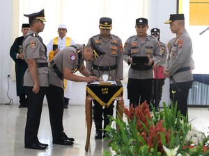 Kapolda Babel Pimpin Sertijab 4 PJU dan Kapolresta Pangkalpinang