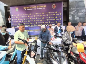Polda Metro Kembalikan Motor Hasil Curian, Pemilik Berterima Kasih