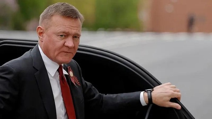 Russian Minister of Transport Roman Starovoit arrives at a meeting of President Vladimir Putin with Venezuelan President Nicolas Maduro at the Kremlin in Moscow, Russia, May 7, 2025. (Reuters)