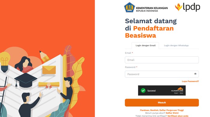 Pendaftaran Beasiswa LPDP 2025.