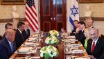 Penuh Akrab, Trump dan Netanyahu Nikmati Jamuan Malam di Gedung Putih
