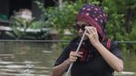 Perumahan di Ciledug Banjir, Warga Dievakuasi Pakai Perahu