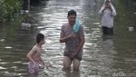 Perumahan Taman Mangu Tangsel Masih Direndam Banjir Pagi Ini