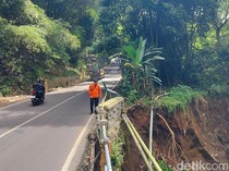Jembatan hingga Tebing Longsor di Kolmas Tak Kunjung Diperbaiki
