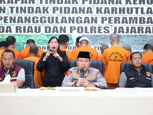 Satgas PPH Polda Riau Tangkap 2 Pelaku Perambahan 143 Ha Lahan HPT di Rohul