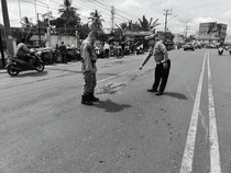 Pemotor di Lubuklinggau Tewas Usai Senggol Truk