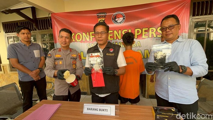Polisi menetapkan satu orang tersangka dalam kasus penyelundupan sabu ke Lapas Jambi