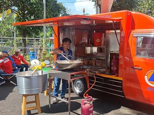 Pemkot Mataram Bangun Posko-Dapur Umum di Titik Rawan Banjir Rob