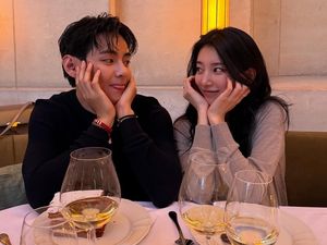 7 Momen V BTS dan Bae Suzy Makan Bareng di Paris, Bikin Baper Kelewat Serasi