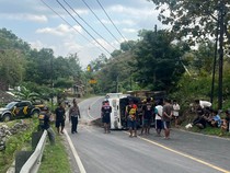 Truk Pasir Terguling di Tanjakan Pok Cucak Gunungkidul, Evakuasi Butuh 2 Jam