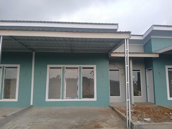 Penampakan rumah di Villa Mutiara Madinah.