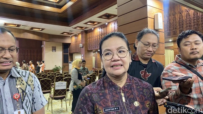 Wali Kota Semarang Agustina Wilujeng di Semarang, Selasa (8/7/2025).